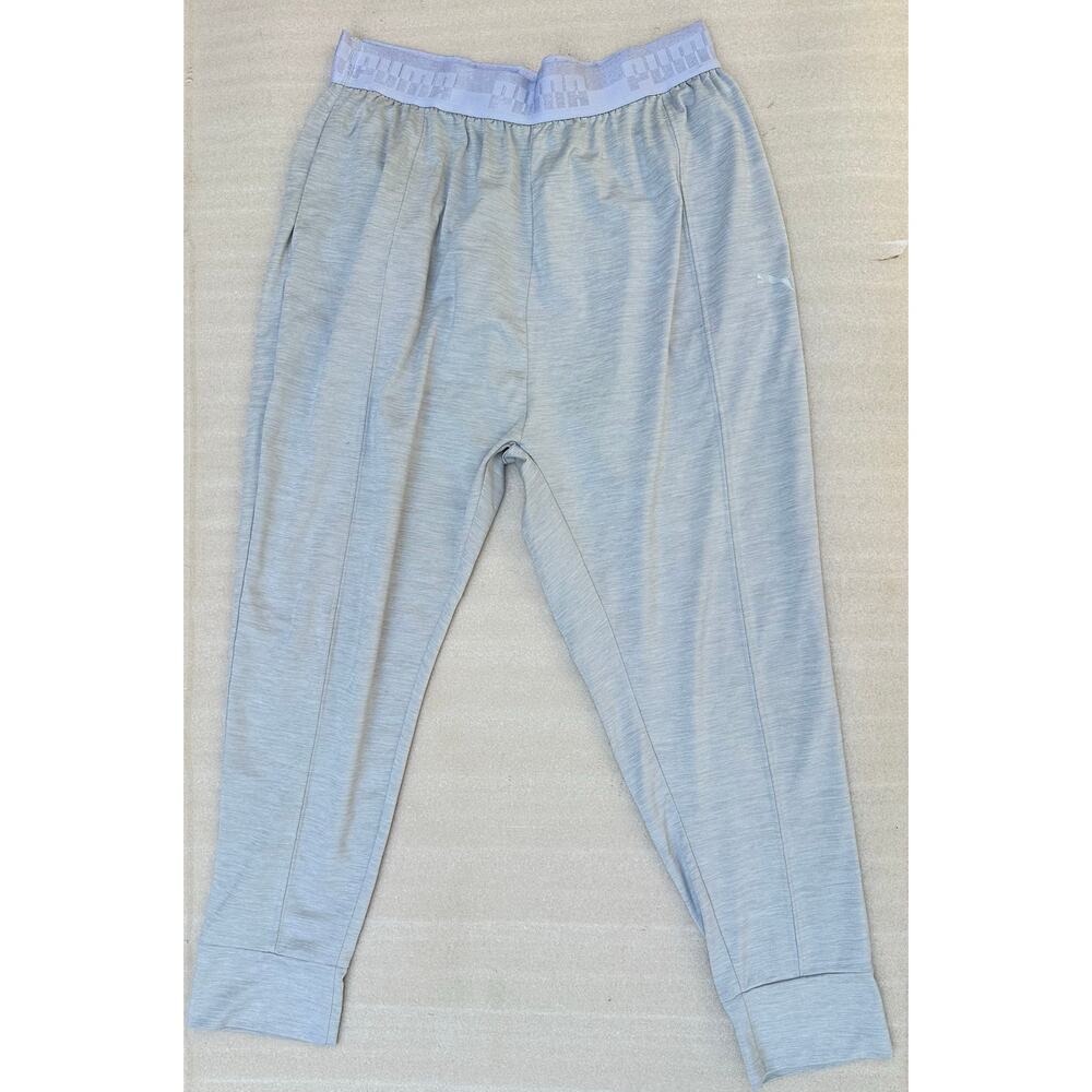 PUMA Gray Jogger Pants Women’s Size M (Approx) Lightweight Athletic Lounge